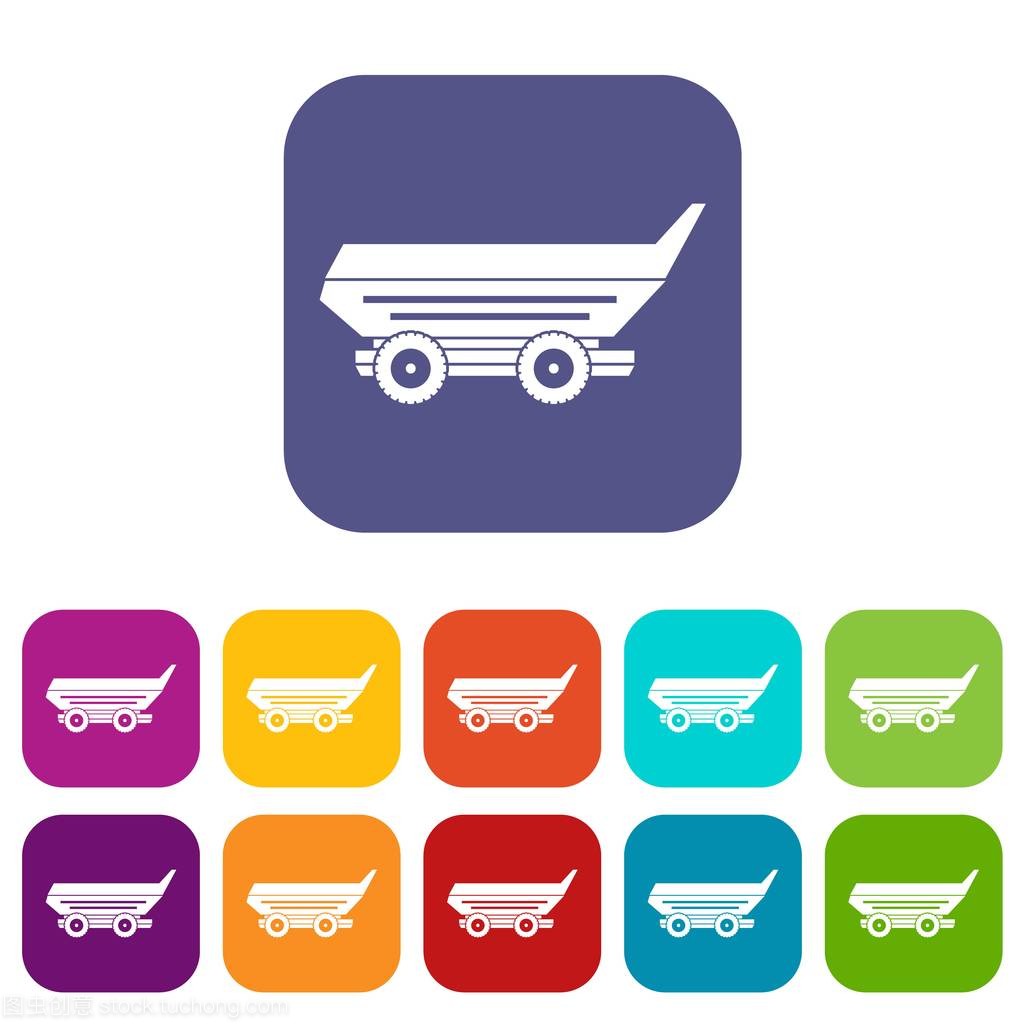 汽車(chē)拖車(chē)圖標(biāo)設(shè)計(jì)指南 追求視覺(jué)平整與清晰辨識(shí)